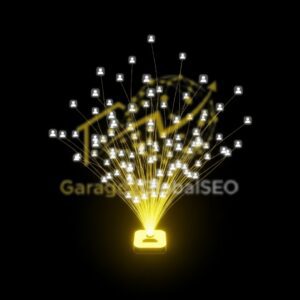 An abstract image of an app icon supporting a large, expanding network of users, symbolizing scalable app architecture for growing startups. 