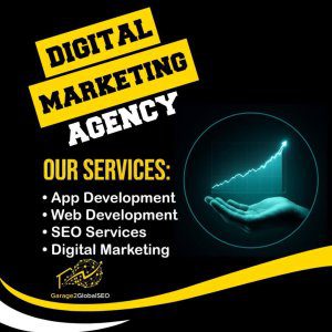 Abstract illustration of UI/UX app design, featuring a central smartphone with UI and UX icons, surrounded by interface elements like charts, sliders, and login fields to symbolize the app development process.